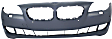 3-Piece Kit, Front Primed Bumper Cover, Sedan, For Models Without M Package, With Side View Camera, Includes (1) Bumper Cover and (2) Fog Light
