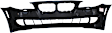 3-Piece Kit, Front Primed Bumper Cover, Sedan, For Models Without M Package, With Side View Camera, CAPA Certified, Includes (1) Bumper Cover and (2) Fog Light