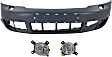 3-Piece Kit, Front Primed Bumper Cover, Includes (1) Bumper Cover and (2) Fog Light