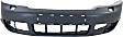 3-Piece Kit, Front Primed Bumper Cover, Includes (1) Bumper Cover and (2) Fog Light