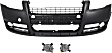 2005-2009 Audi A4 Quattro - 3-Piece Kit, Front Primed Bumper Cover, Includes (1) Bumper Cover and (2) Fog Light