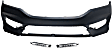 3-Piece Kit, Front Primed Bumper Cover, Sedan, CAPA Certified, Includes (1) Bumper Cover and (2) Fog Light