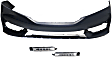 2016-2017 Honda Accord - 3-Piece Kit, Front Primed Bumper Cover, Coupe, For Models Without Parking Aid Sensor Holes, Includes (1) Bumper Cover and (2) Fog Light