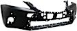 3-Piece Kit Front Primed Bumper Cover, For Models Without F Sport Package, Includes (1) Bumper Cover and (2) Fog Light
