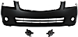 2006 Nissan Altima Base - 3-Piece Kit Front Primed Bumper Cover, Sedan, CAPA Certified Includes (1) Bumper Cover and (2) Fog Light