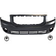 3-Piece Kit, Front Primed Bumper Cover, CAPA Certified, Includes (1) Bumper Cover and (2) Fog Light