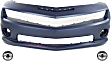 3-Piece Kit, Front Primed Bumper Cover, Includes (1) Bumper Cover and (2) Fog Light