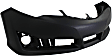3-Piece Kit, Front Primed Bumper Cover, CAPA Certified, Includes (1) Bumper Cover and (2) Fog Light