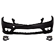 3-Piece Kit, Front Primed Bumper Cover, For Models With AMG Styling Package, Without Daytime Running Lights, CAPA Certified, Includes (1) Bumper Cover and (2) Fog Light