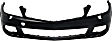 2008-2011 Mercedes Benz C350 - 3-Piece Kit, Front Primed Bumper Cover, For Models Without AMG Styling Package and Daytime Running Lights, CAPA Certified, Includes (1) Bumper Cover and (2) Fog Light
