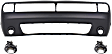 2015 Dodge Challenger R/T - 3-Piece Kit Front Primed Bumper Cover,  Includes (1) Bumper Cover and (2) Fog Light