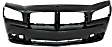 2010 Dodge Charger - 3-Piece Kit Front Primed Bumper Cover, Includes (1) Bumper Cover and (2) Fog Light