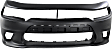 3-Piece Kit, Front Primed Bumper Cover, For Models With Hood Scoop, Without Widebody, For Models With LED Type, Includes (1) Bumper Cover and (2) Fog Light