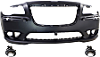 2012 Chrysler 300 S - 3-Piece Kit Front Primed Bumper Cover, For Models Without Adaptive Cruise Control, CAPA Certified Includes (1) Bumper Cover and (2) Fog Light