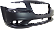 2012 Chrysler 300 S - 3-Piece Kit Front Primed Bumper Cover, For Models Without Adaptive Cruise Control, CAPA Certified Includes (1) Bumper Cover and (2) Fog Light