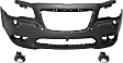 3-Piece Kit, Front Primed Bumper Cover, For Models With Parking Aid Sensor, Includes (1) Bumper Cover and (2) Fog Light