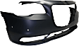 2023 Chrysler 300 - 3-Piece Kit Front Primed Bumper Cover, For Models With Parking Aid Sensor, Includes (1) Bumper Cover and (2) Fog Light