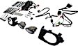 2-Piece Kit Coupe Front Primed Bumper Cover, Includes (1) Bumper Cover and (1) Fog Light