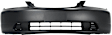 2-Piece Kit Coupe Front Primed Bumper Cover, Includes (1) Bumper Cover and (1) Fog Light
