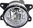 2016-2018 Honda Civic - 3-Piece Kit, Front Primed Bumper Cover, Except Hatchback and Si Model, Includes (1) Bumper Cover and (2) Fog Light