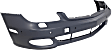 3-Piece Kit, Front Primed Bumper Cover, Includes (1) Bumper Cover and (2) Fog Light
