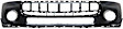 3-Piece Kit, Front Primed Bumper Cover, Hatchback, For Models Without John Cooper Works Package, Includes (1) Bumper Cover and (2) Fog Light