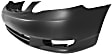 3-Piece Kit Sedan Front Primed Bumper Cover CAPA Certified, Includes (1) Bumper Cover and (2) Fog Light
