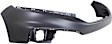 3-Piece Kit, Front, Upper Primed Bumper Cover, CAPA Certified, Includes (1) Bumper Cover and (2) Fog Light