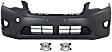 3-Piece Kit, Front Primed Bumper Cover, Includes (1) Bumper Cover and (2) Fog Light