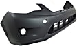 3-Piece Kit, Front Primed Bumper Cover, CAPA Certified, Includes (1) Bumper Cover and (2) Fog Light