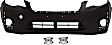 3-Piece Kit, Front Primed Bumper Cover, Includes (1) Bumper Cover and (2) Fog Light