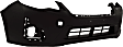 3-Piece Kit, Front Primed Bumper Cover, Includes (1) Bumper Cover and (2) Fog Light