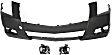 3-Piece Kit Front Primed Bumper Cover, Exc. V Model, Includes (1) Bumper Cover and (2) Fog Light