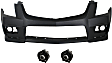 2009 Cadillac CTS V - 3-Piece Kit Front Primed Bumper Cover, For Models With HID Headlight, Sedan, Includes (1) Bumper Cover and (2) Fog Light
