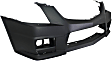 2009 Cadillac CTS V - 3-Piece Kit Front Primed Bumper Cover, For Models With HID Headlight, Sedan, Includes (1) Bumper Cover and (2) Fog Light