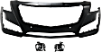 3-Piece Kit, Front Primed Bumper Cover, For Models Without Pre-Collision System, Includes (1) Bumper Cover and (2) Fog Light