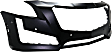 3-Piece Kit, Front Primed Bumper Cover, For Models Without Pre-Collision System, Includes (1) Bumper Cover and (2) Fog Light