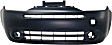 2009 Nissan Cube - 3-Piece Kit Front Primed Bumper Cover,  Includes (1) Bumper Cover and (2) Fog Light