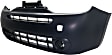 2009 Nissan Cube - 3-Piece Kit Front Primed Bumper Cover,  Includes (1) Bumper Cover and (2) Fog Light