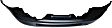 2009 Nissan Cube - 3-Piece Kit Front Primed Bumper Cover,  Includes (1) Bumper Cover and (2) Fog Light