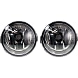 2009 Nissan Cube - 3-Piece Kit Front Primed Bumper Cover,  Includes (1) Bumper Cover and (2) Fog Light