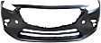 3-Piece Kit, Front Primed Bumper Cover, Includes (1) Bumper Cover and (2) Fog Light