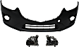 3-Piece Kit, Front Upper - Primed, Lower - Textured Bumper Cover, CAPA Certified, Includes (1) Bumper Cover and (2) Fog Light
