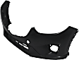 3-Piece Kit, Front Upper - Primed, Lower - Textured Bumper Cover, CAPA Certified, Includes (1) Bumper Cover and (2) Fog Light