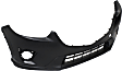 3-Piece Kit, Front Upper - Primed, Lower - Textured Bumper Cover, CAPA Certified, Includes (1) Bumper Cover and (2) Fog Light