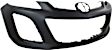 2010 Mazda CX-7 - 2-Piece Kit Front Upper - Primed, Lower - Textured Bumper Cover, CAPA Certified Includes (1) Bumper Cover and (2) Fog Light