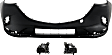 3-Piece Kit, Front Primed Bumper Cover, For Models Without Parking Aid Sensor, Includes (1) Bumper Cover and (2) Fog Light