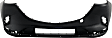 3-Piece Kit, Front Primed Bumper Cover, For Models Without Parking Aid Sensor, Includes (1) Bumper Cover and (2) Fog Light