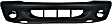 3-Piece Kit, Front Primed Bumper Cover, CAPA Certified, Includes (1) Bumper Cover and (2) Fog Light