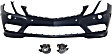 3-Piece Kit, Front Primed Bumper Cover, Includes (1) Bumper Cover and (2) Fog Light